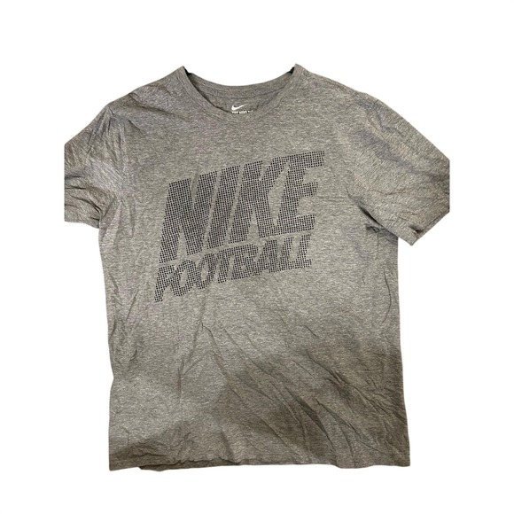 Nike Other - Nike Football T-Shirt Mens Large Gray Excellent Athletic Cut Graphic Tee